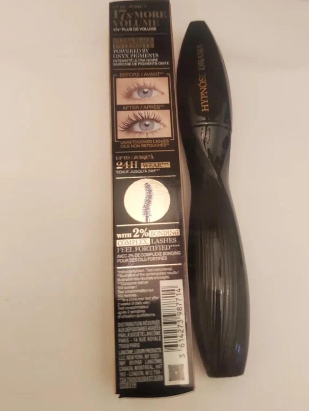 LANCOME HYPNÔSE DRAMA MASCARA EXTREME VOLUME MASCARA 01 BLACK. BNIB